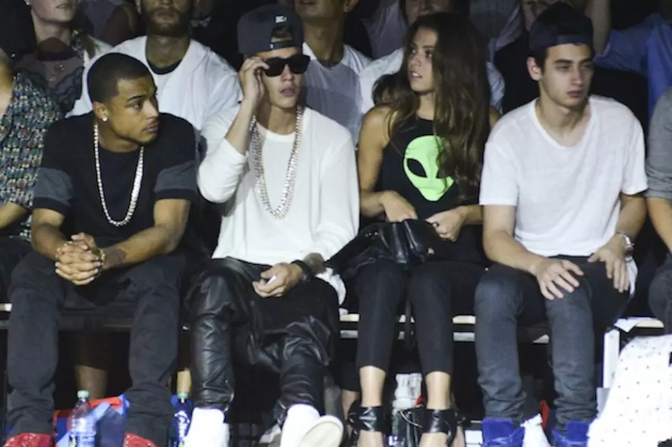 Justin Bieber Showed Up at Fashion Week With What May Be a Mustache On His Face [PHOTOS]