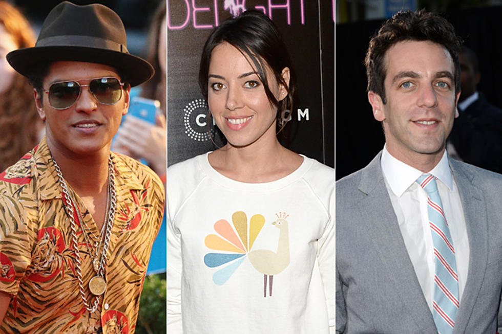Bruno Mars, Aubrey Plaza, B.J. Novak + More in Celebrity Tweets of the Day