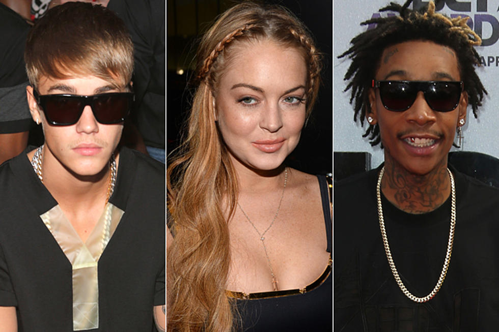 Justin Bieber, Lindsay Lohan, Wiz Khalifa + More in Celebrity Tweets
