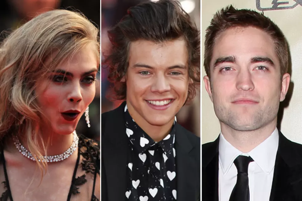 Harry Styles Hangs With Robert Pattinson + Dates Cara Delevingne