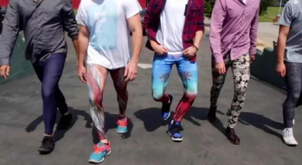 Watch These Men Try On Leggings For The First Time [VIDEO]