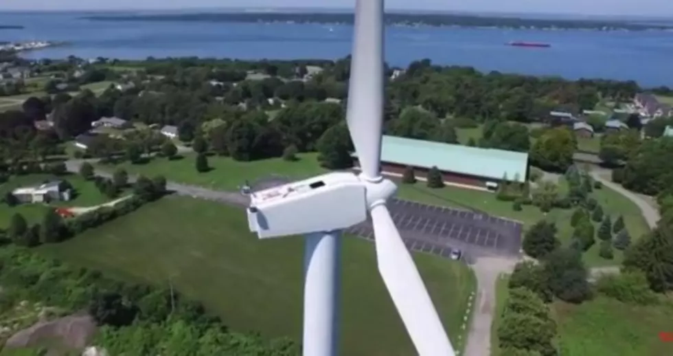 What A Drone Found On Top Of A Wind Turbine [VIDEO]