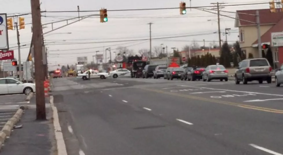 Gas Main Break Detours Traffic on Tilton Road in Northfield