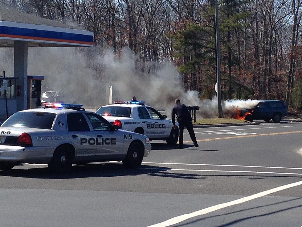 Car Fire at EHT Gas Station