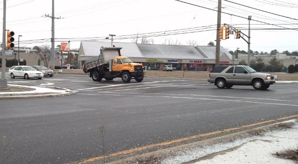 Slippery Commute in New Jersey