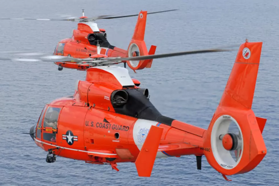Coast Guard Rescues a Ship Captain Out at Sea
