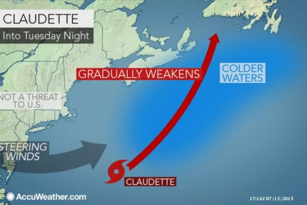 Tropical Storm Claudette Forms Off of the Mid-Atlantic Coast