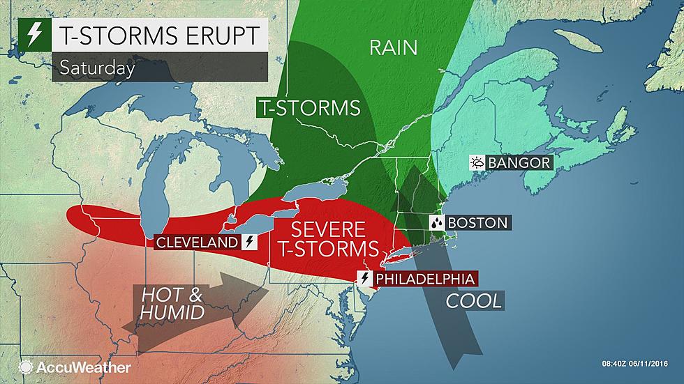 Damaging Wind, Hail Could Pummel NJ on Saturday