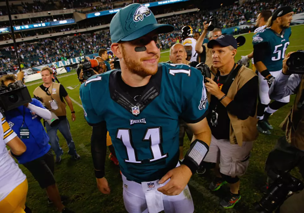 Will He Pay Up? Hear What Eagles QB Carson Wentz Said Right Before Jake Elliott’s Kick