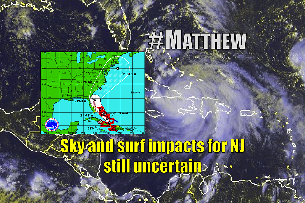 Matthew Forecast Nudges East: NJ Impacts Still Far From Certain