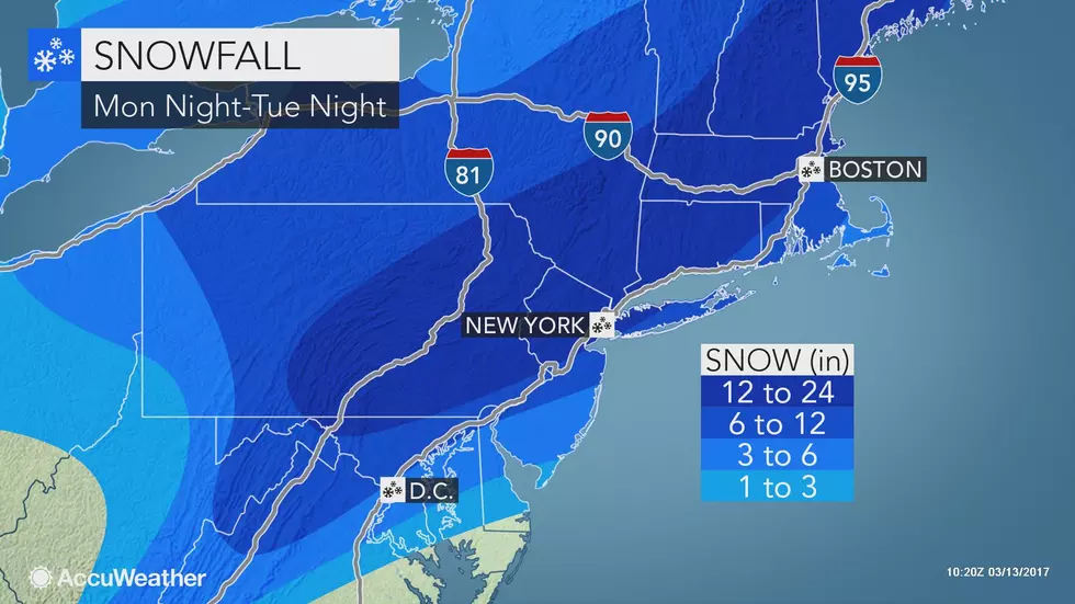 Nor&#8217;easter Still On Track To Bring Big Snow, Rain, Wind to NJ