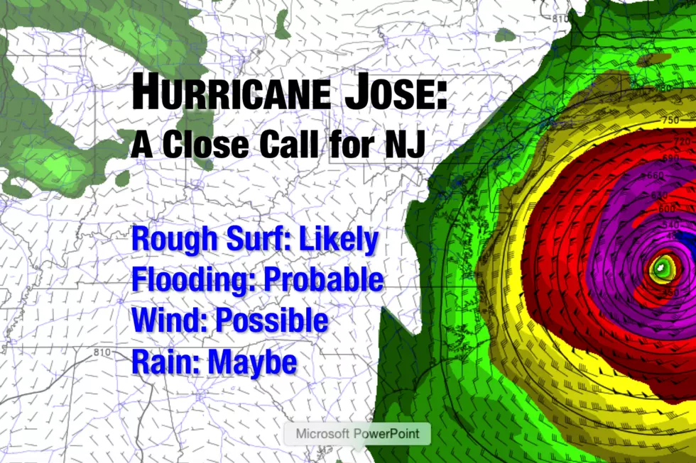 Hurricane Jose Still Expected to Brush Past NJ Next Week