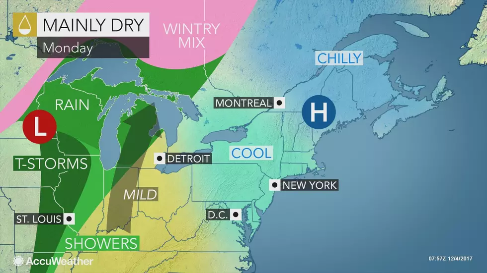 A Busy Weather Week for NJ: Cool, Mild, Rain, Cold, Snow