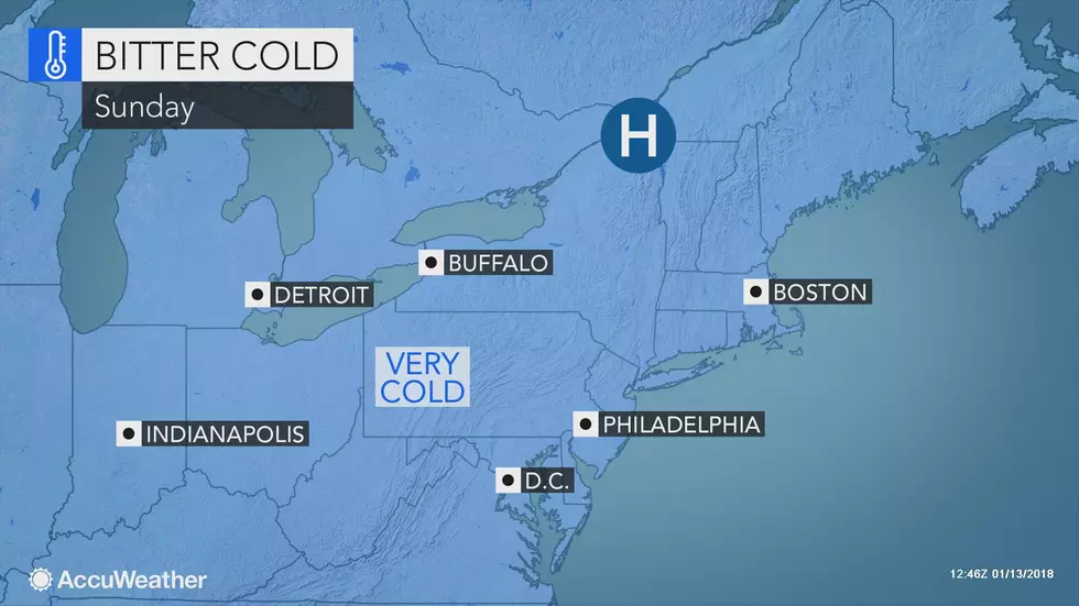 NJ Temperatures to Plunge 30+ Degrees Saturday