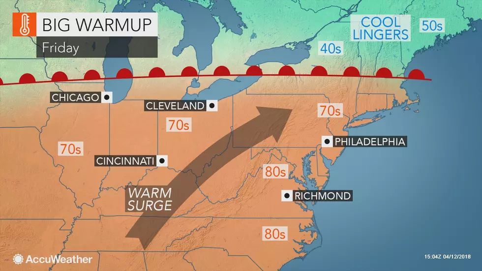 Will New Jersey Hit 80 Degrees on Friday?