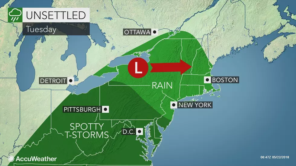 Showers and Thunderstorms Return to NJ Tuesday