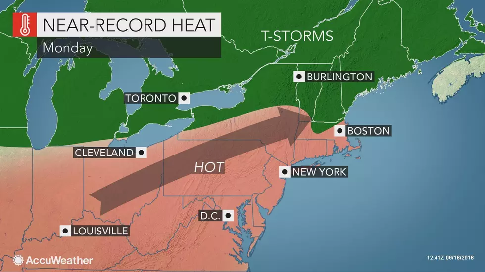 Hot and Humid Monday With a Few Storms, Too