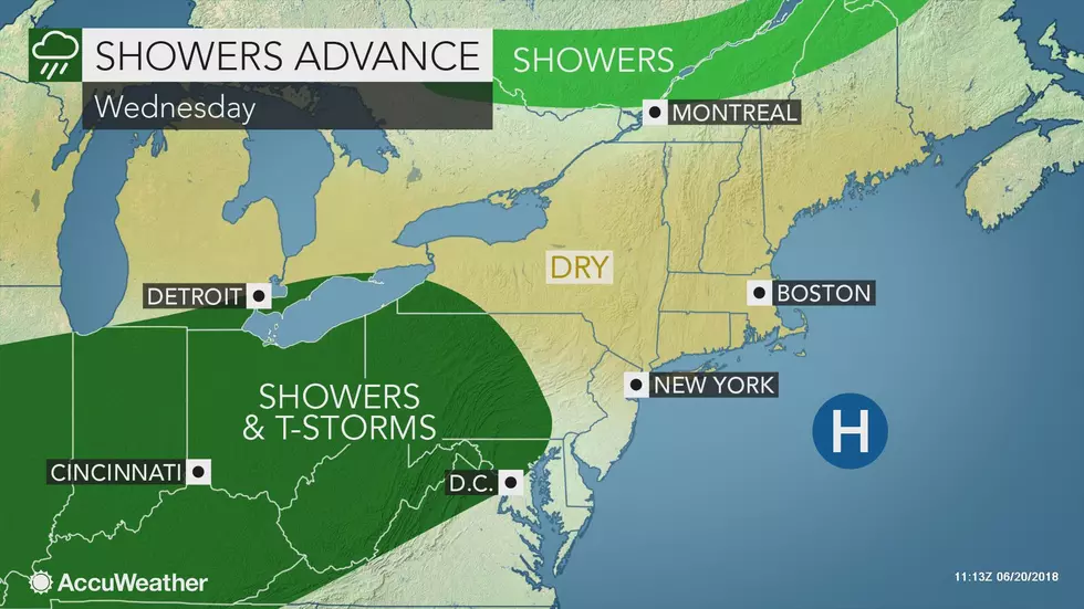 Wednesday Weather for NJ: Daytime Warmth, Nighttime Rain