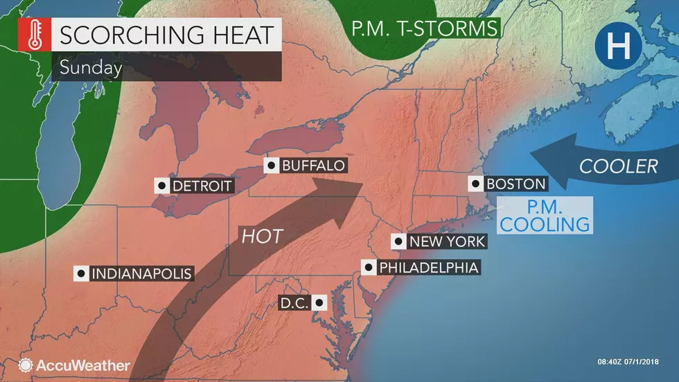 Sultry Summer Sunday for NJ as Heat and Humidity Surge