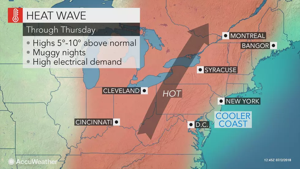 NJ Holiday Week Forecast: More Heat, More Humidity