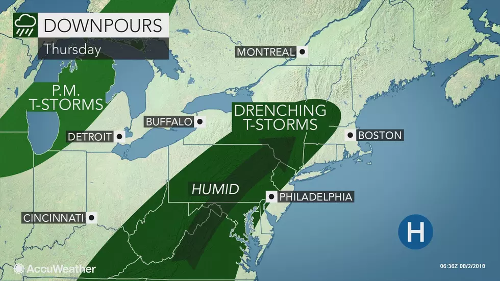 Humidity with Some Storms Now, Heat Wave on the Horizon for NJ