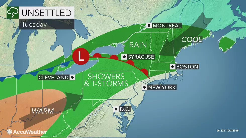 Tuesday is NJ&#8217;s Only Substantial Rain/Storm Chance of the Week