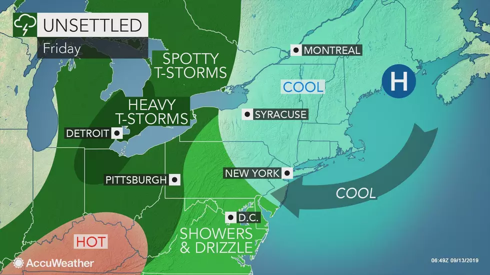 Fall Weather to Start the Weekend for NJ: Cooler, Breezy, Showers