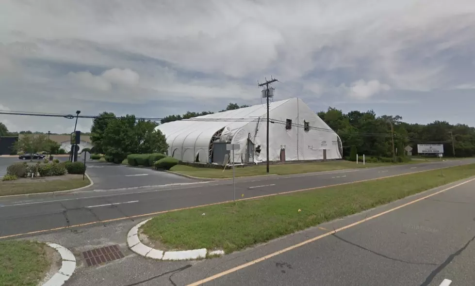 Large Tent-like Structure in Egg Harbor Township Demolished
