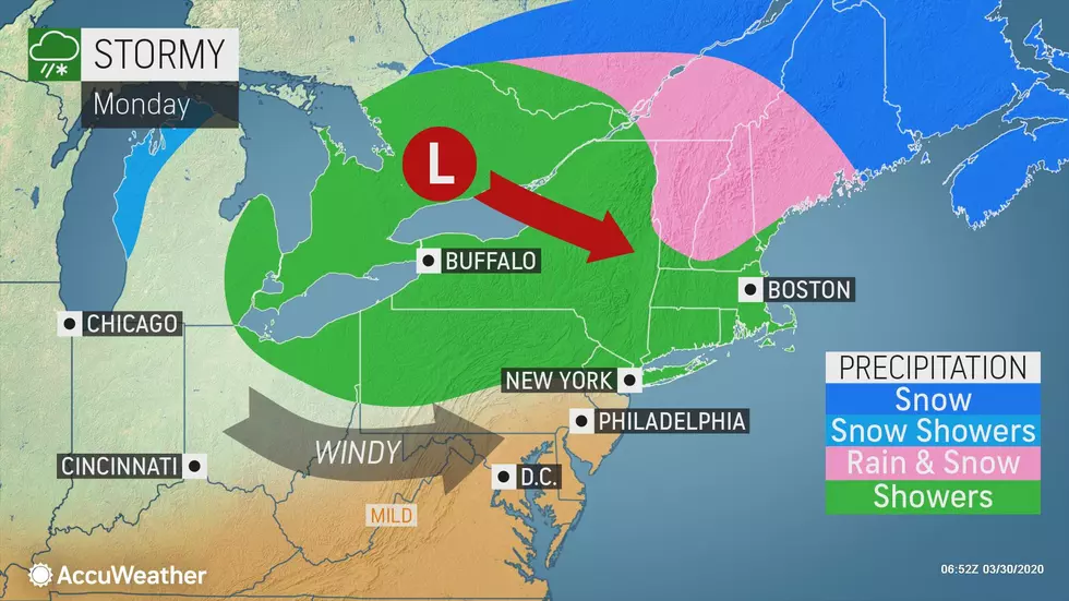 NJ Weather: Breaks of Sun Monday With Gusty Showers Possible