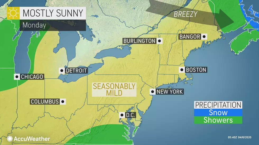 NJ Weather: Monday Will Be the Sunniest Day of the Week, But Not Quite the Warmest