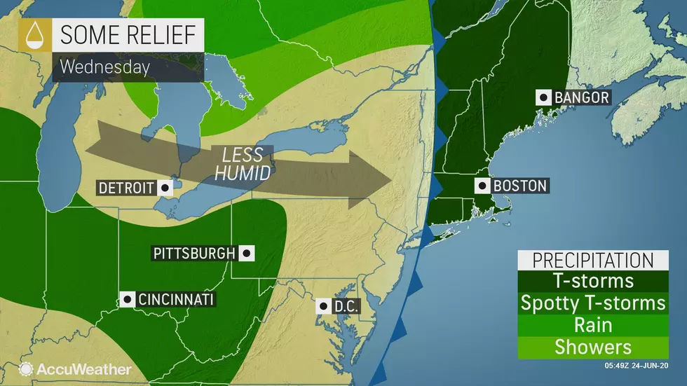 Wednesday NJ Weather: Humidity Dials Back for a Few Days