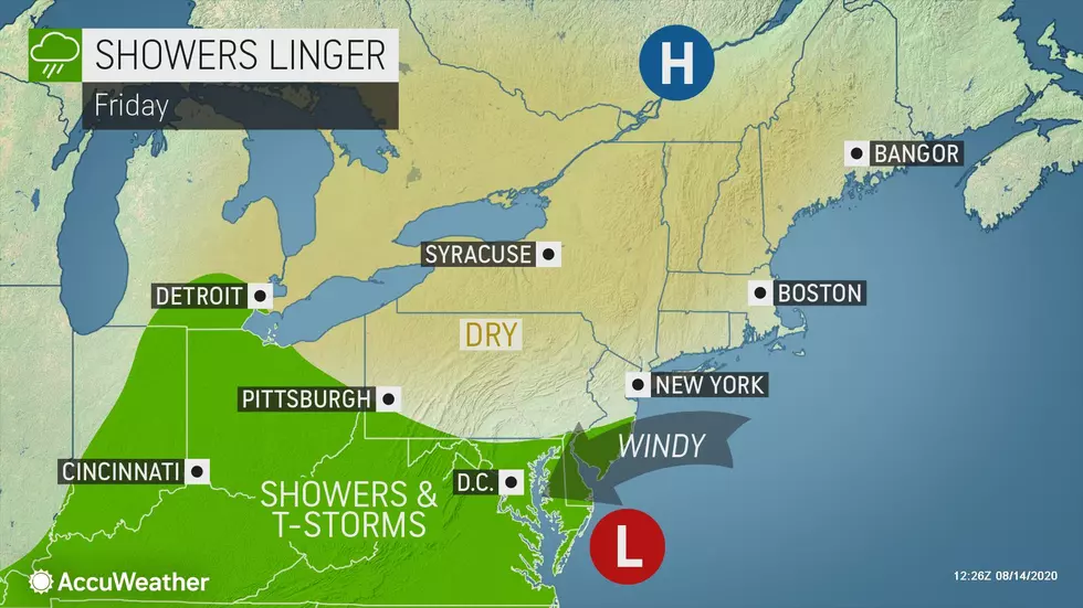 Friday NJ Weather: Hit-or-miss Showers Exit as Humidity Falls