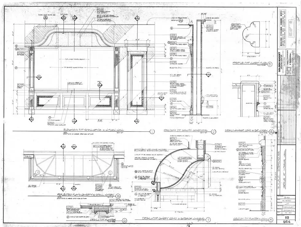 Never Before Seen Golden Nugget Atlantic City Blueprints (1982)