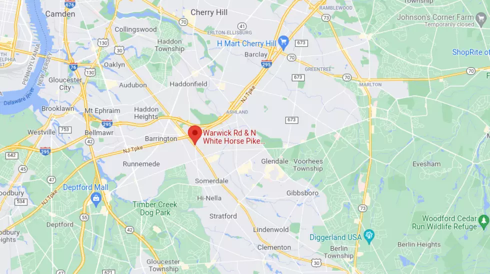 Warwick Road and White Horse Pike in Magnolia NJ - Photo: Google Maps