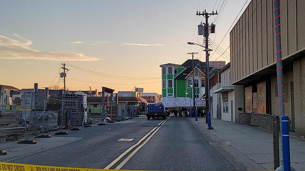 Yes, the Shamrock Building is in the Middle of a Wildwood, NJ, Street