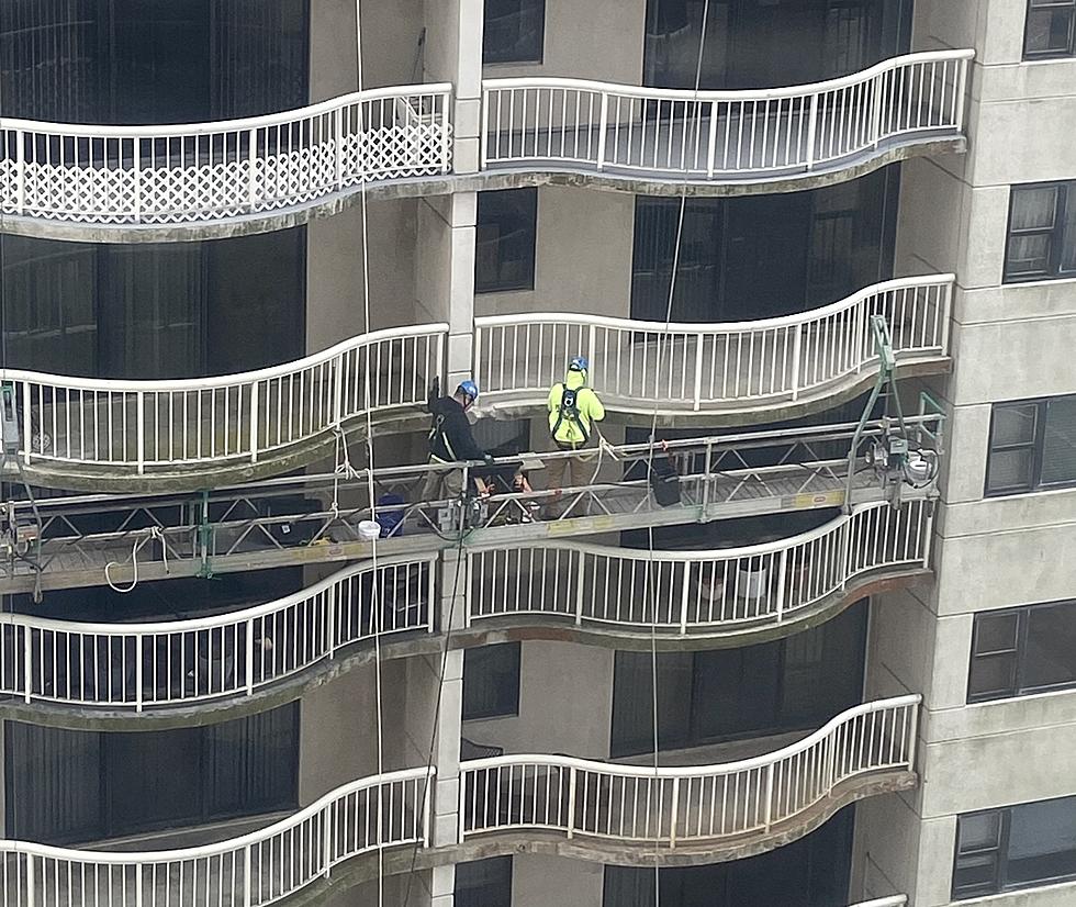 Balcony Work Is Underway At Atlantic City Ocean Club Condominiums