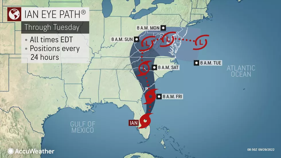 Ian Impacts for NJ: 3&#8243; Rain, 30+ MPH Gusts, Minor Tidal Flooding