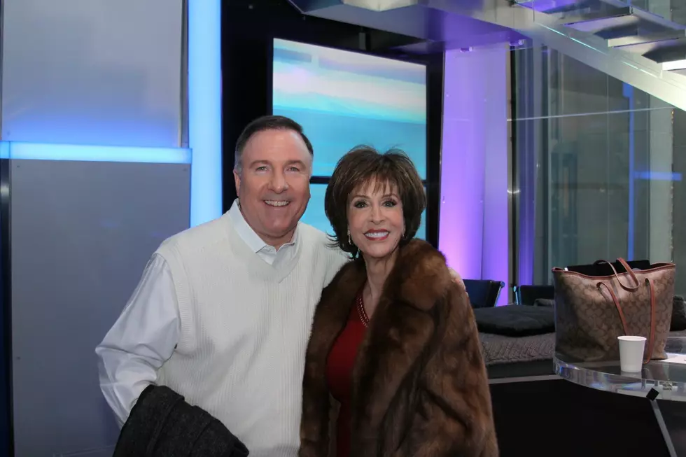 Harry Hurley & Deana Martin on the set of Fox & Friends.