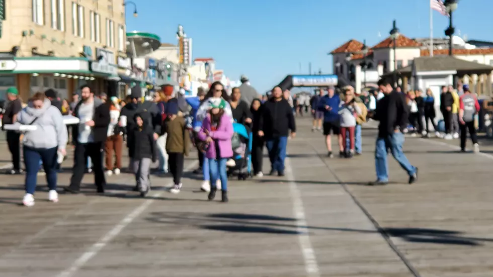 The Spectacular Sights and Sounds of a Crowded Boardwalk in Ocean City, NJ, on New Year&#8217;s Day