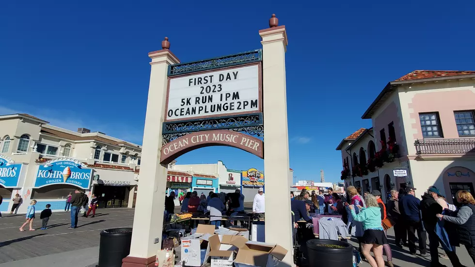Ocean City, NJ, boardwalk on New Year's Day 2023 - Photo: Chris Coleman