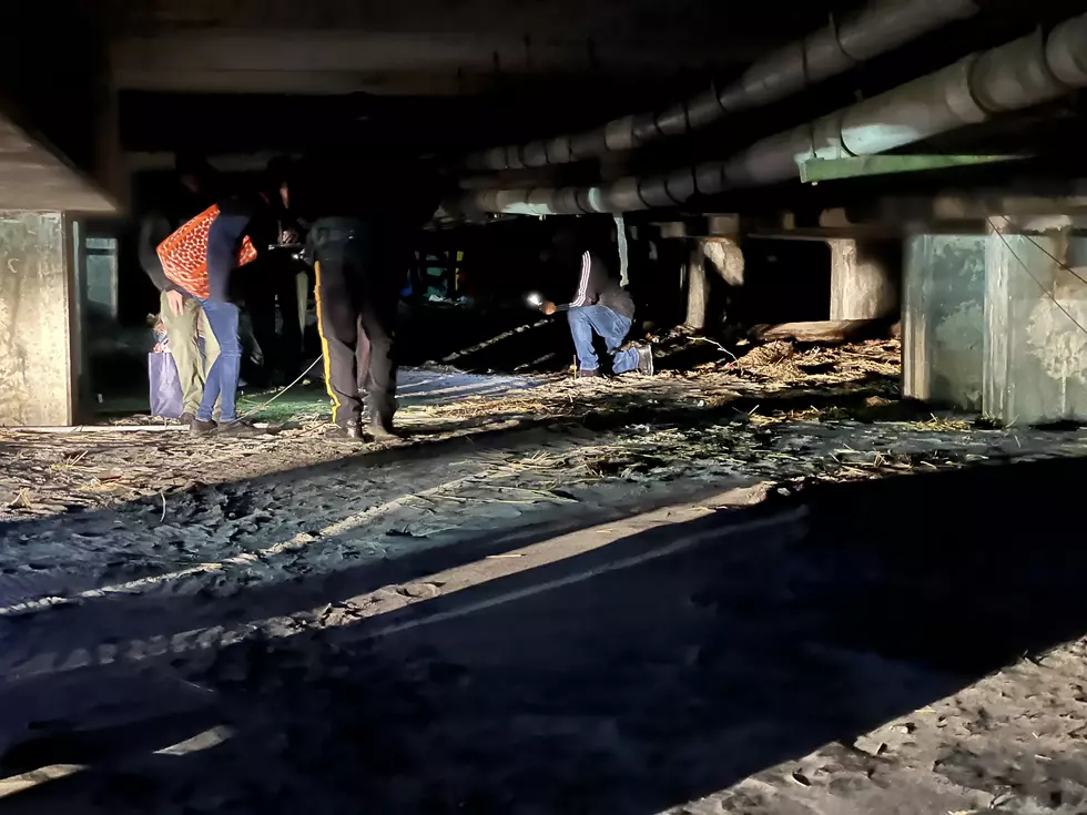 Homeless structures removed from under Atlantic City, NJ Boardwalk