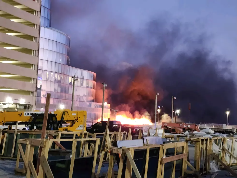 Atlantic City, NJ Firefighter Falls Through Boardwalk During Fire