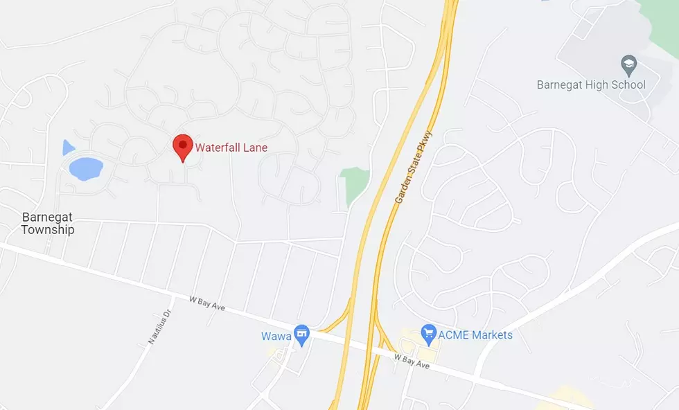 Waterfall Lane in Barnegat Township NJ - Photo: Google Maps