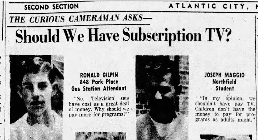 Atlantic City, NJ Debated The Issue Of Pay Television In 1955