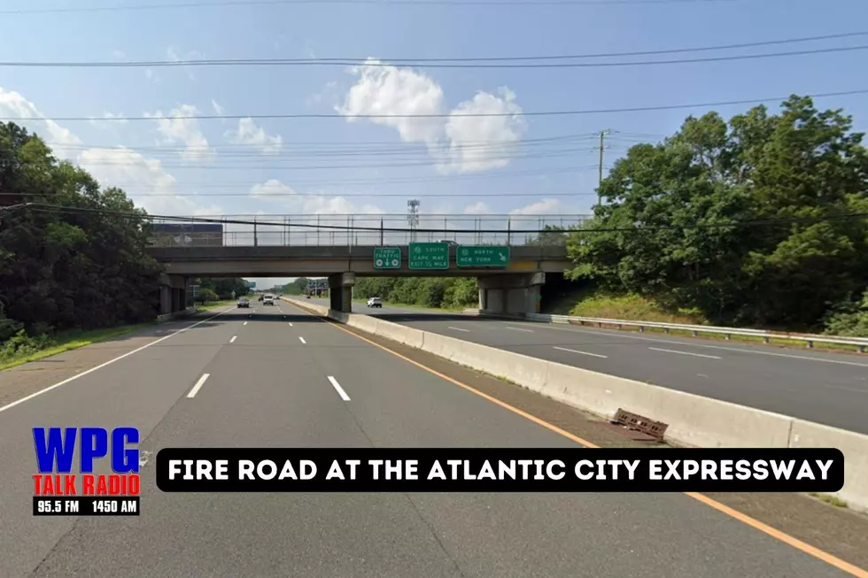 Fire Road at the Atlantic City Expressway in Egg Harbor Township NJ - Photo: Google Maps / TSM Illustration