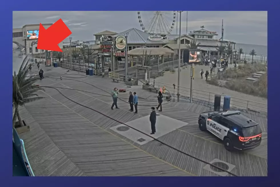 Fire on the Atlantic City NJ Boardwalk at Resorts Casino Hotel - Photo: YouTube user Resorts Casino Hotel