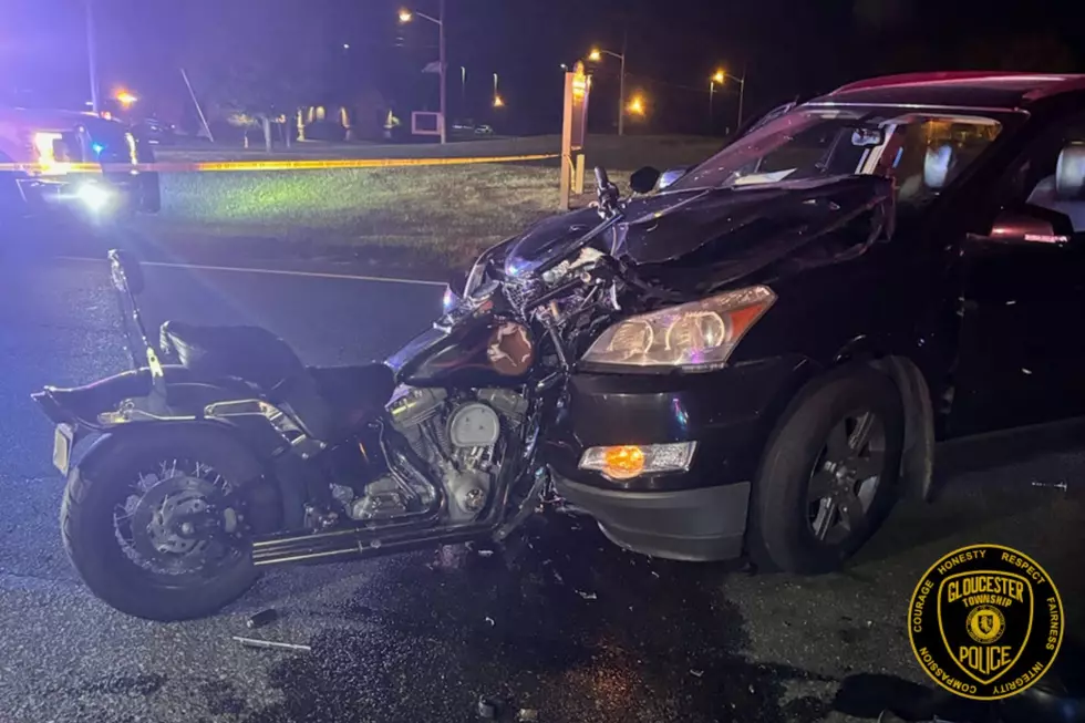 2 seriously hurt in motorcycle-SUV crash in Gloucester Twp.