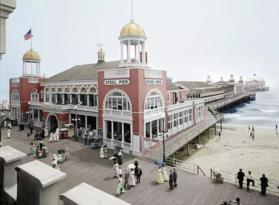 Steel Pier - Circa 1898 - Don P. Hurley - Steel Pier Collection.
