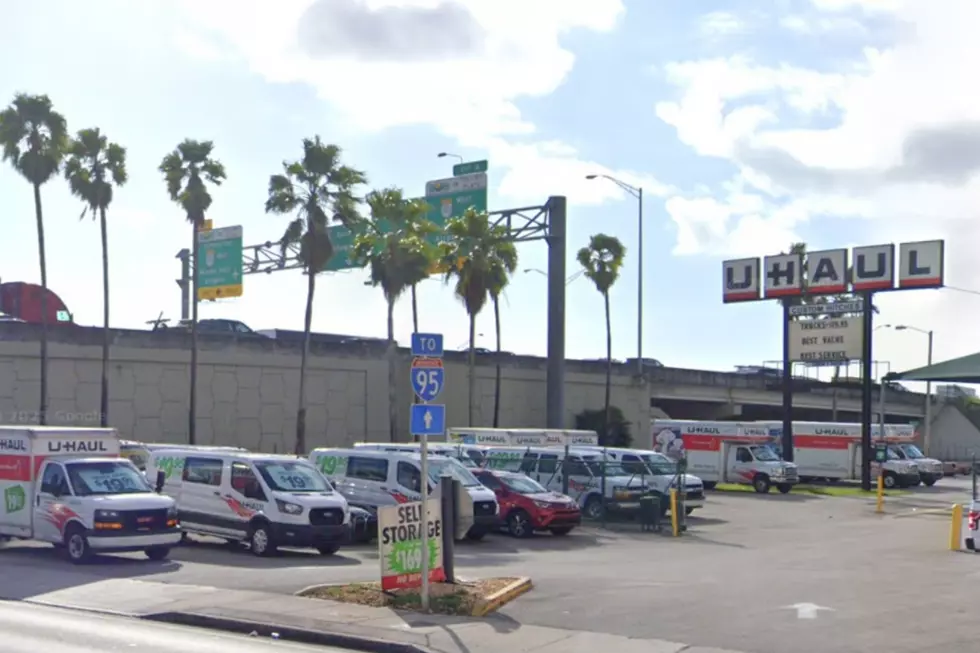 A U-Haul store with palm trees in Miami FL - Photo: Google Maps