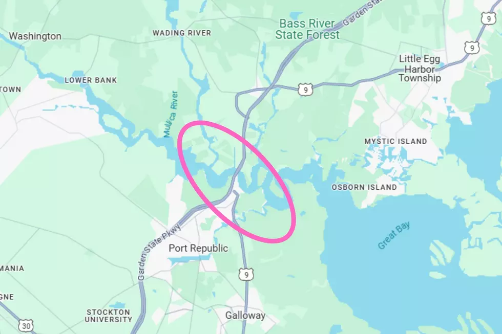 Old alignment of Route 167 in Atlantic County NJ - Photo: Google Maps / Canva